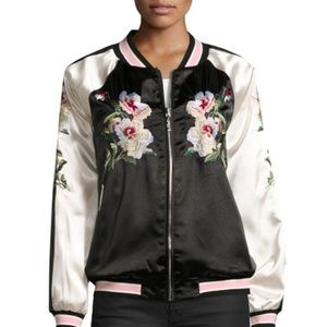 Reversible Embroidered Bomber Jacket